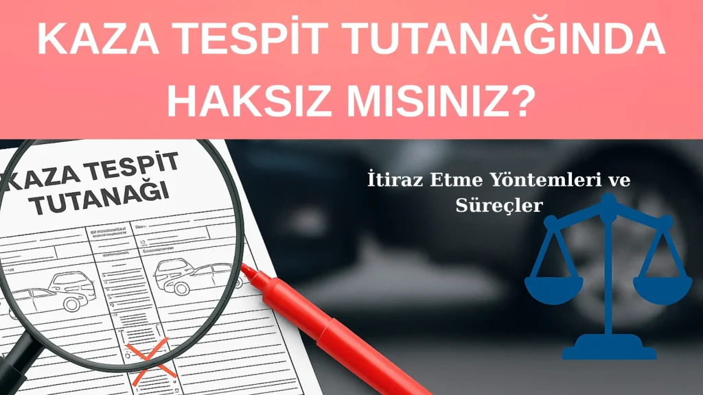 Kaza Tespit Tutanağına İtiraz Etme Yöntemleri ve Süreçler