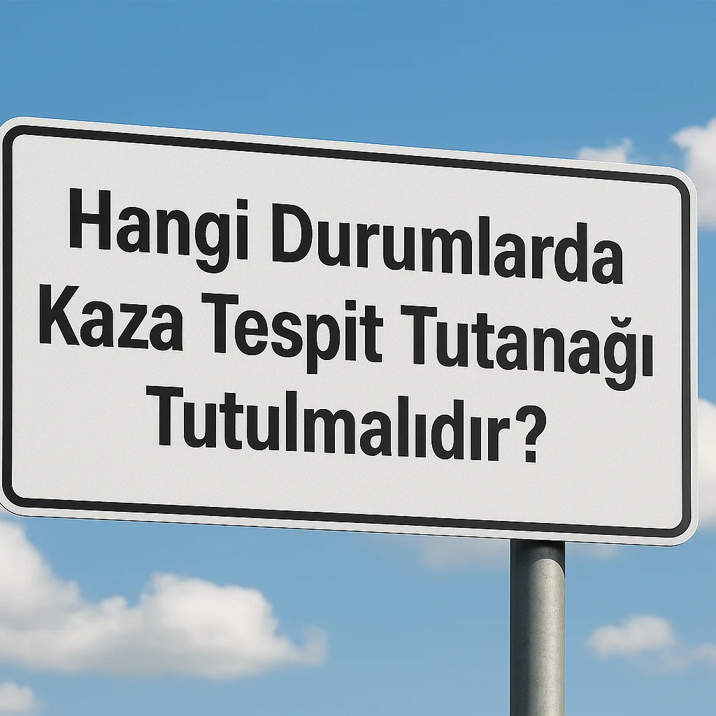 Kaza Tespit Tutanağı