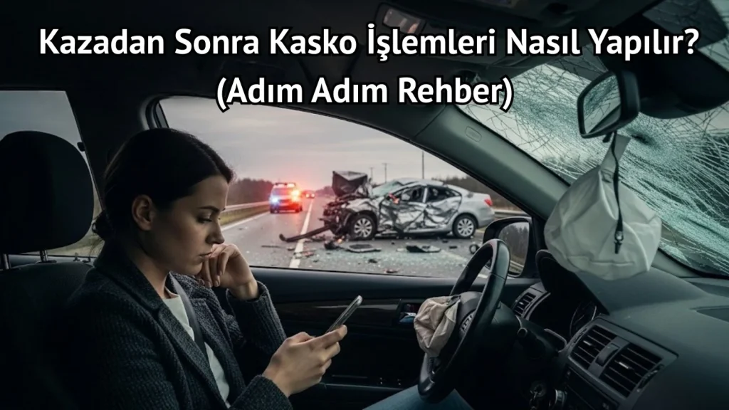 Kazadan Sonra Kasko İşlemleri Nasıl Yapılır -Adım Adım Rehber