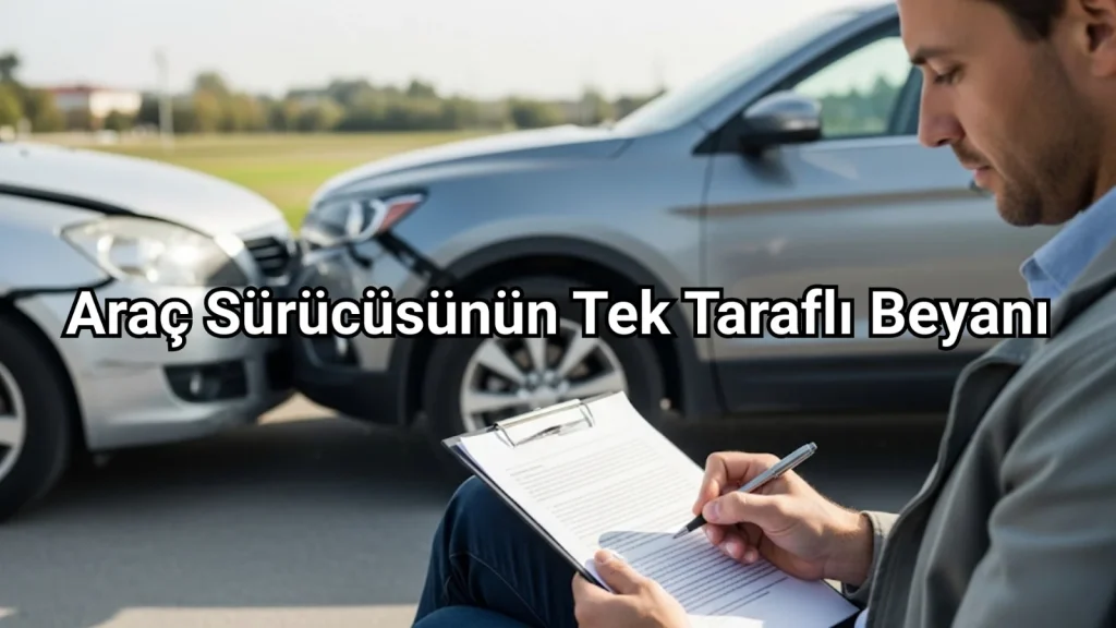 Tek Taraflı Kaza Tutanağı Nasıl Doldurulur?