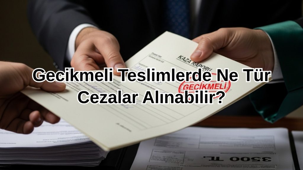 kaza tutanağı teslim süresi
