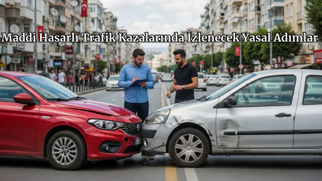 Maddi Hasarlı Trafik Kazalarında İzlenecek Yasal Adımlar